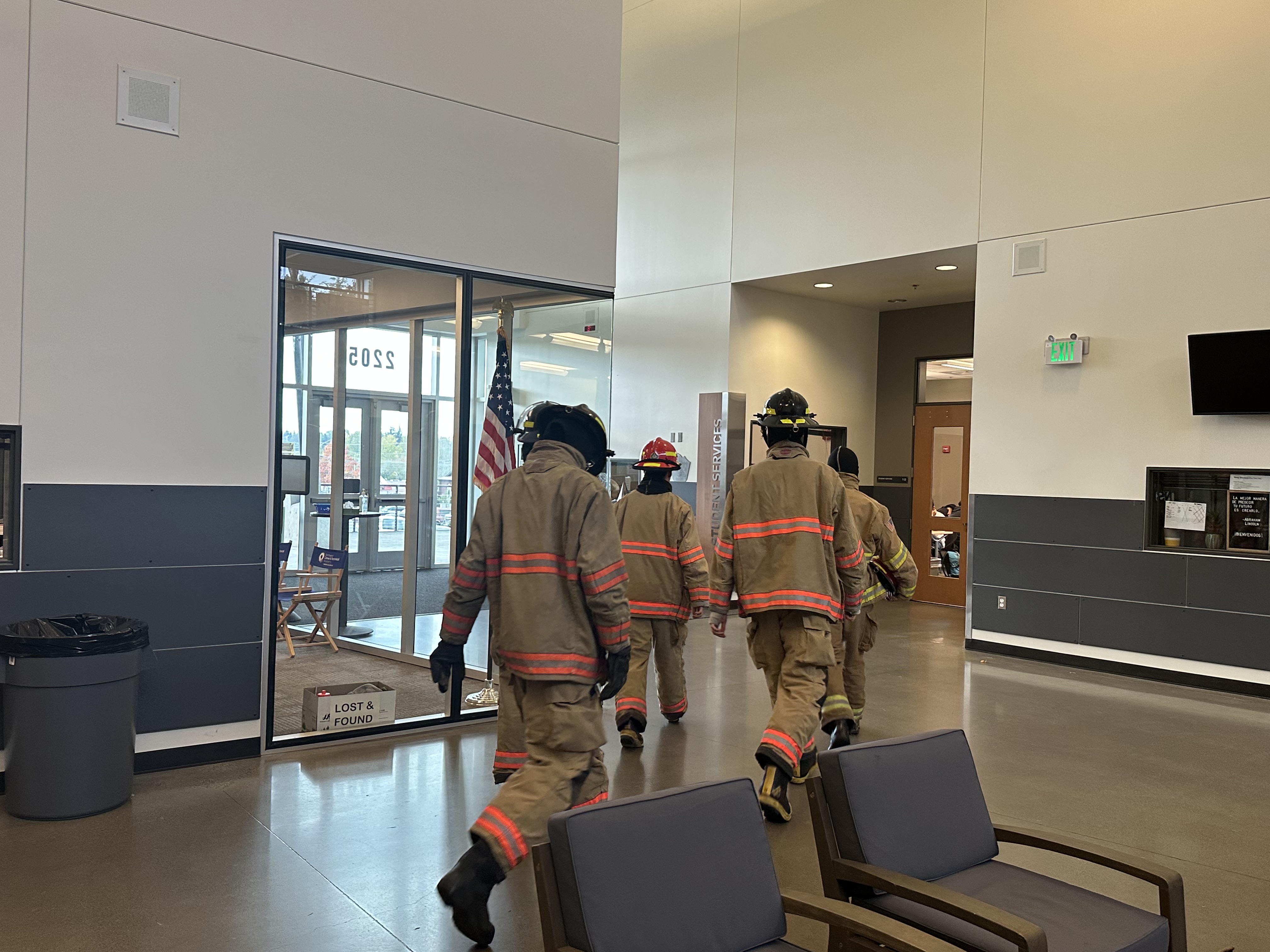 NCTA firefighter students
